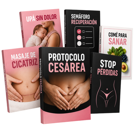 PROTOCOLO CESÁREA: Desinflamá la panza, saná tu cicatriz y recuperá tu core en 8 semanas
