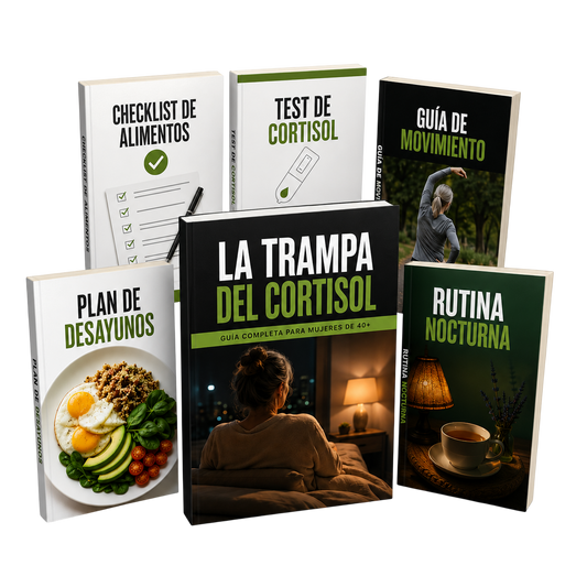 La Trampa del Cortisol: Bajá la Panza de la Menopausia en 6 Semanas sin Dietas ni Pastillas